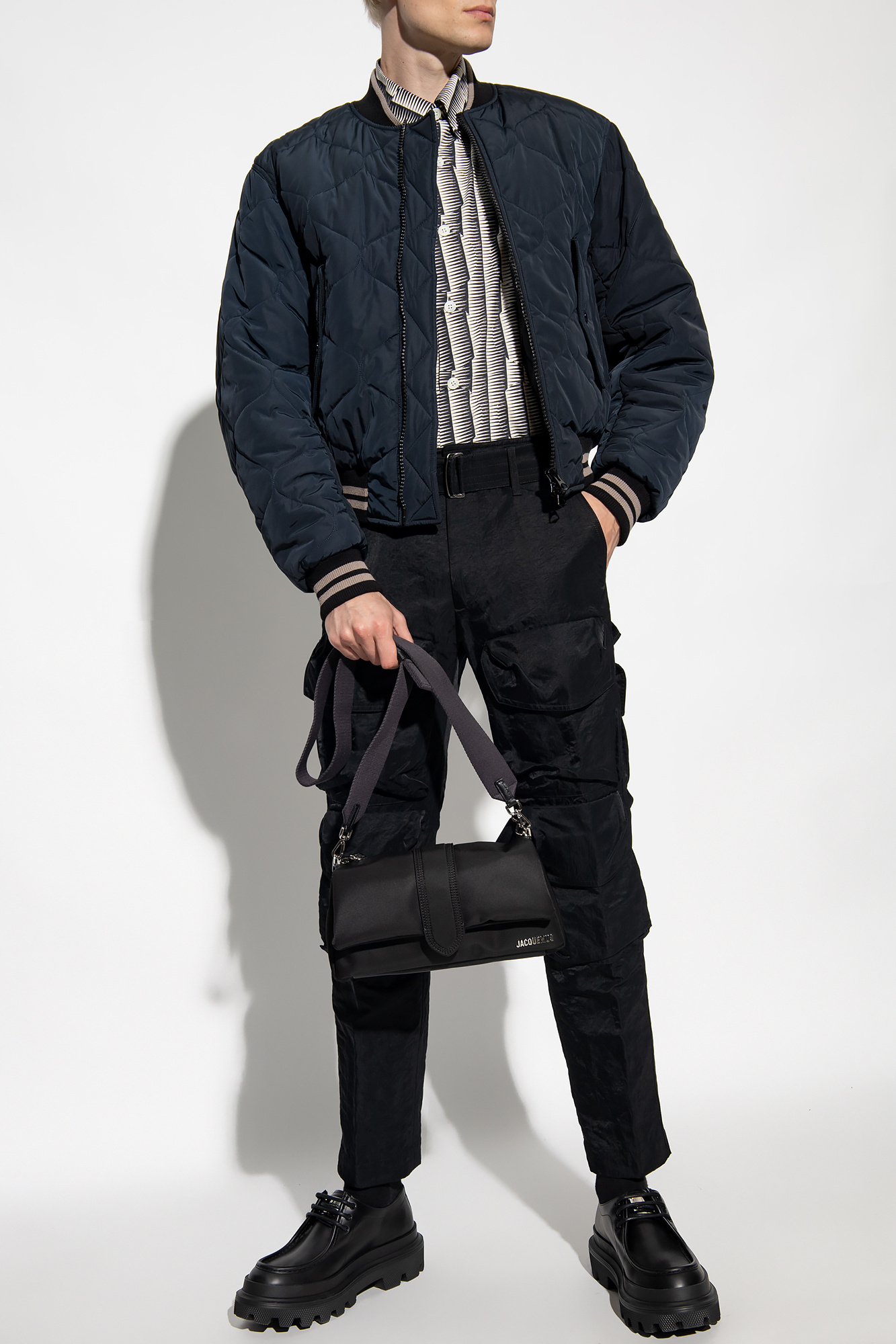 Dries Van Noten Long-sleeved Casual Jacket In Black