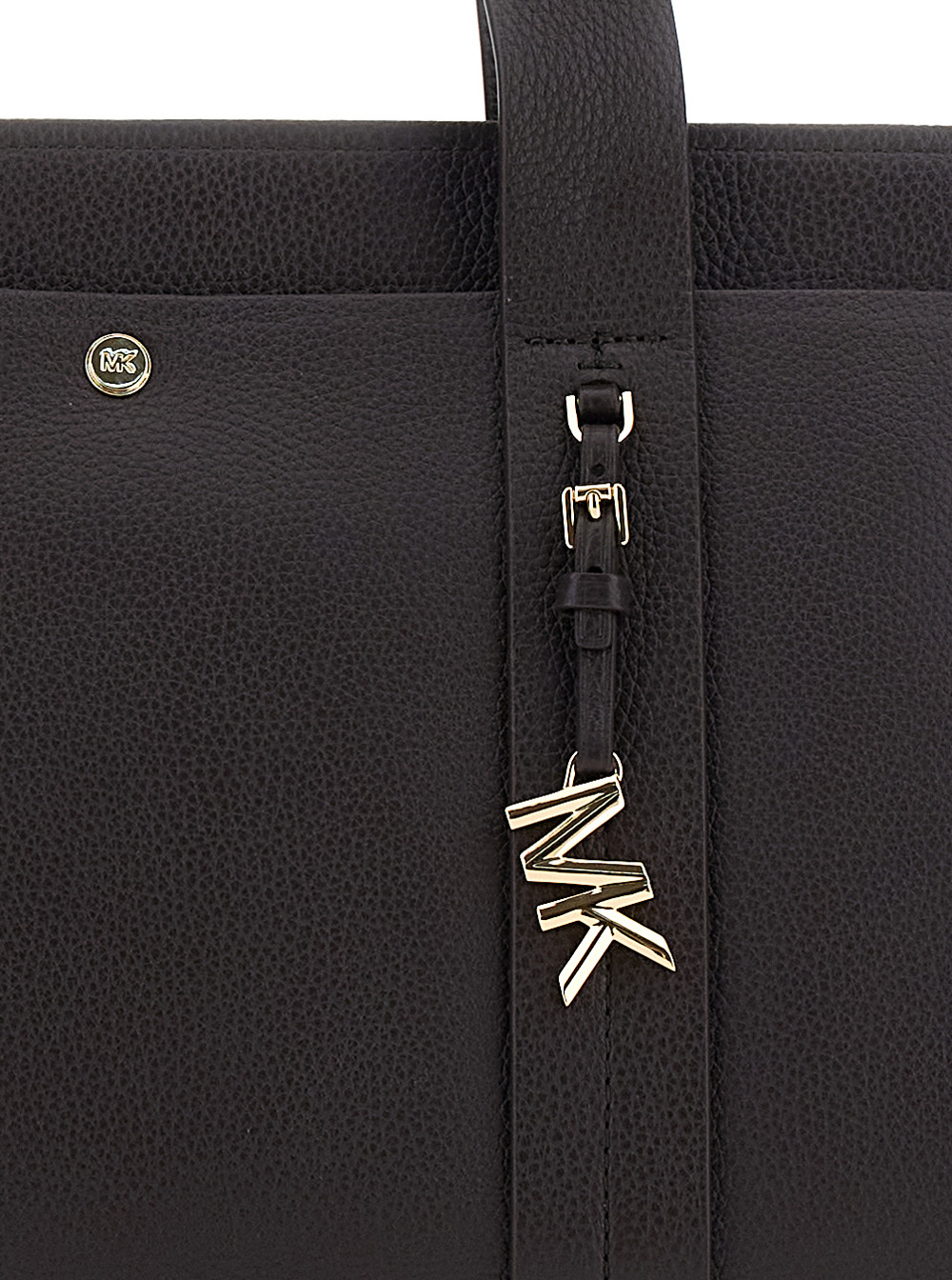 Michael Michael Kors Logo-plaque Tote Bag In Brown