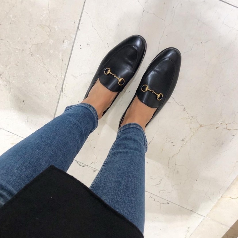 Shop Gucci Women's Loafer With Horsebit In Black