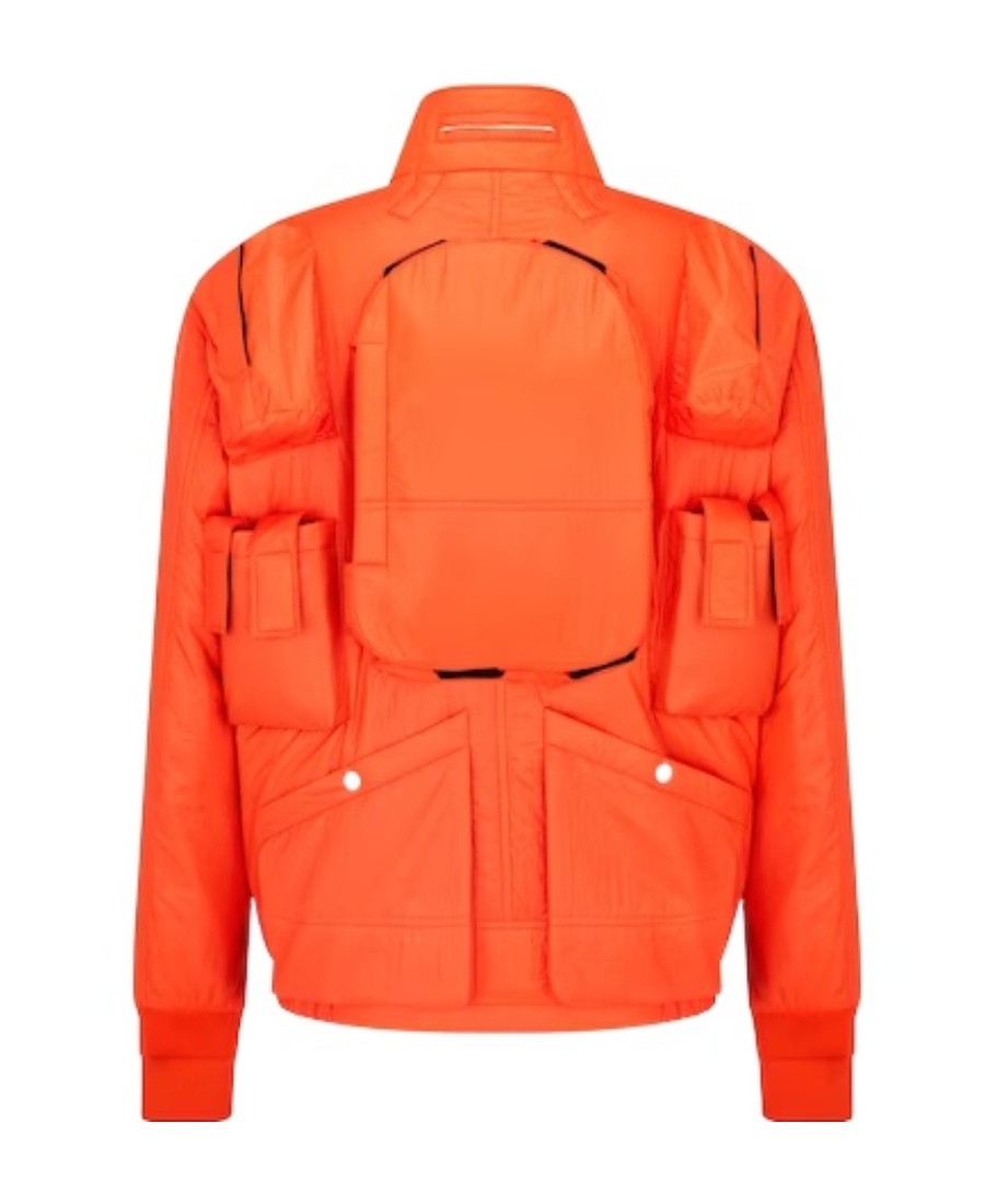 Dior Multi-pocket Jacket In Orange