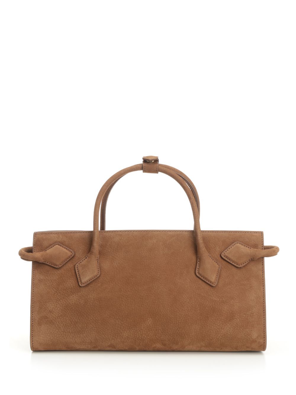 Alaïa Logo Tote Bag In Brown