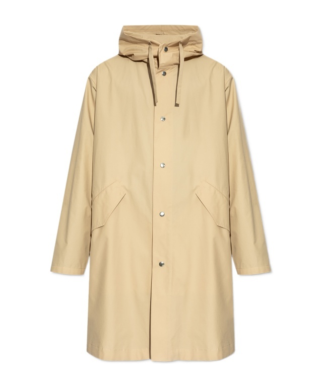 Jil Sander Long-sleeved Windbreaker In Nude