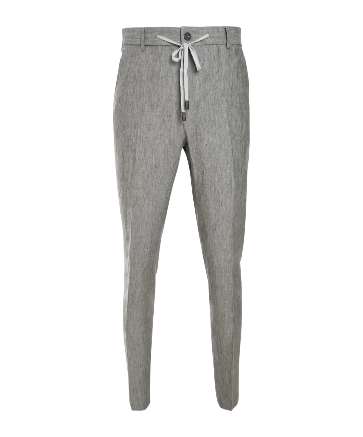 Peserico Tapered Trousers In Gray