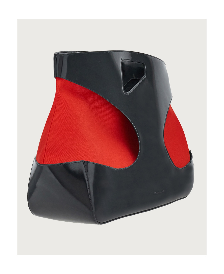 Ferragamo Hollowed-out Detail Shoulder Bag In Black