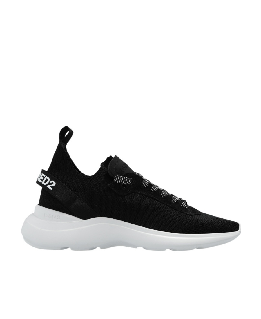 Dsquared2 Lace-up Low-top Sneakers In Black