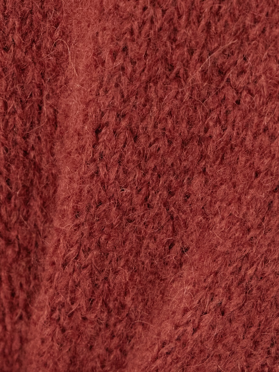 Dries Van Noten Round Neck Sweater In Red