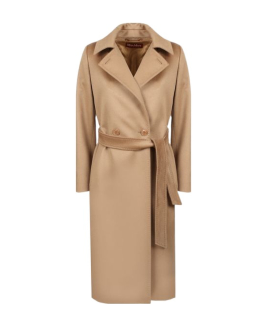 Max Mara Manuela Mantel Aus Kaschmirfilz In Nude