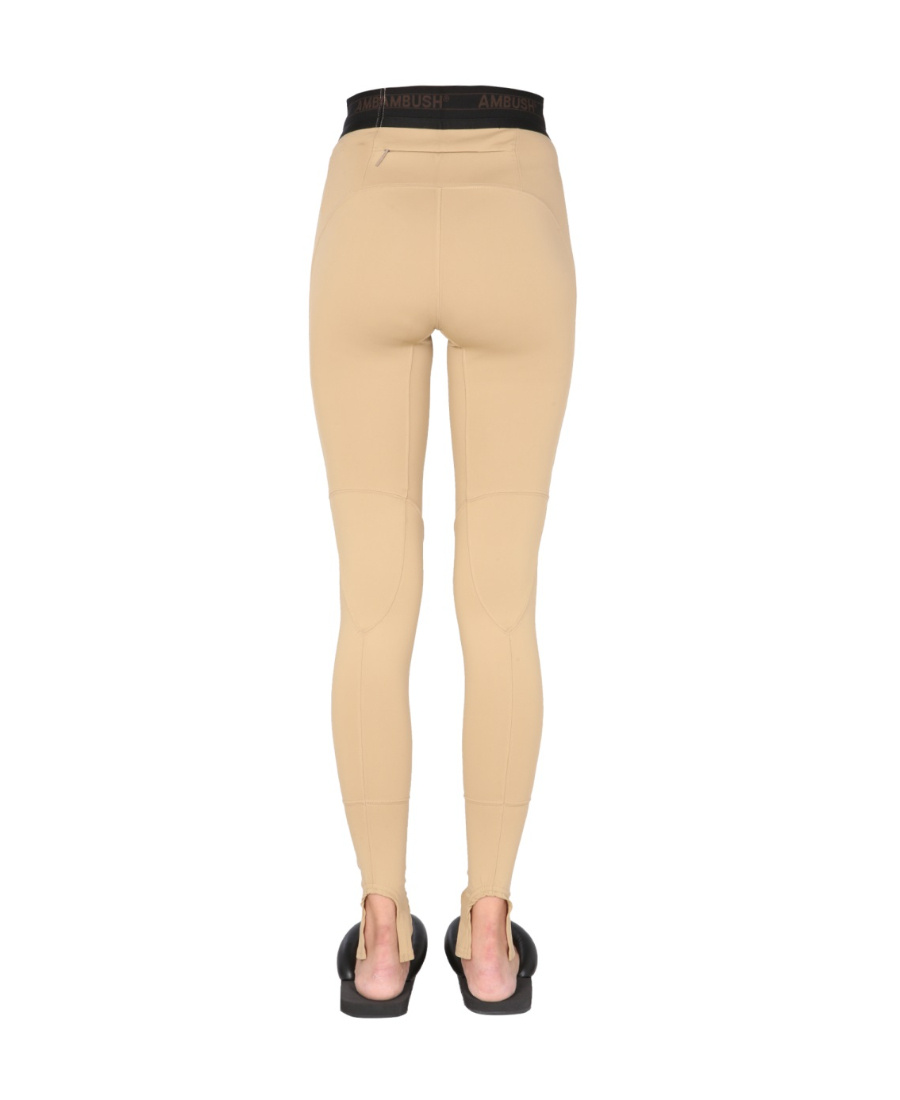 Ambush "scuba" Leggings In Nude