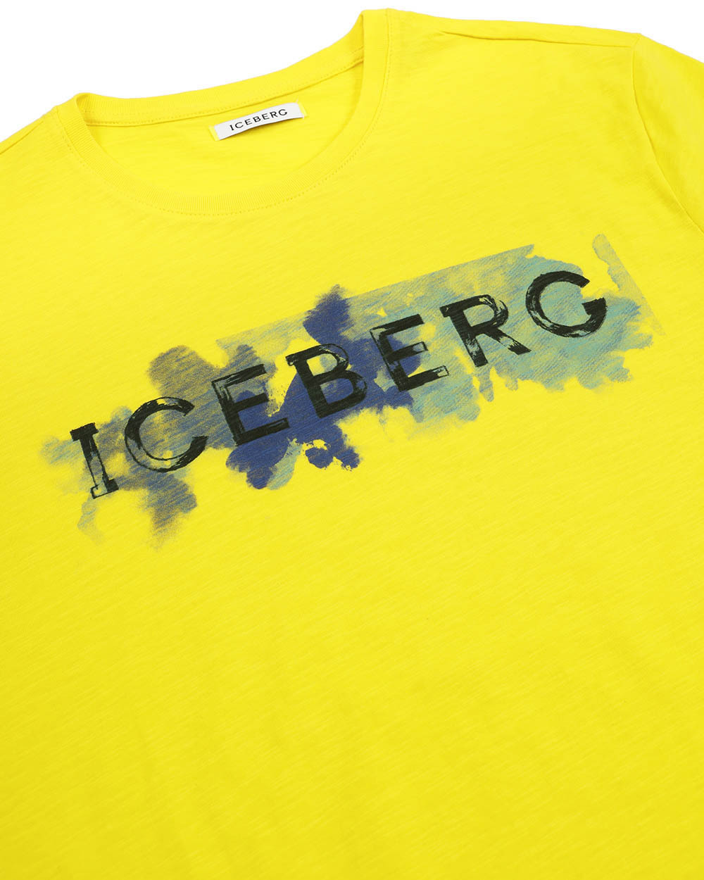 Iceberg Printed T-shirt In Yellow