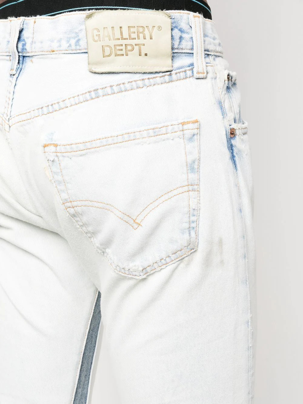 Gallery Dept. Flared Light-wash Denim Jeans In Blue