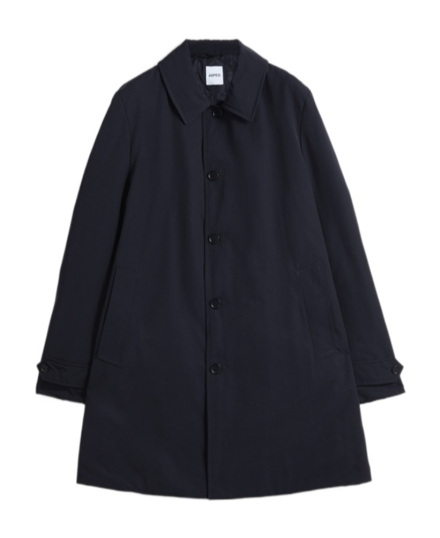 Aspesi Virgin Wool And Alpaca Pascal Coat In Black