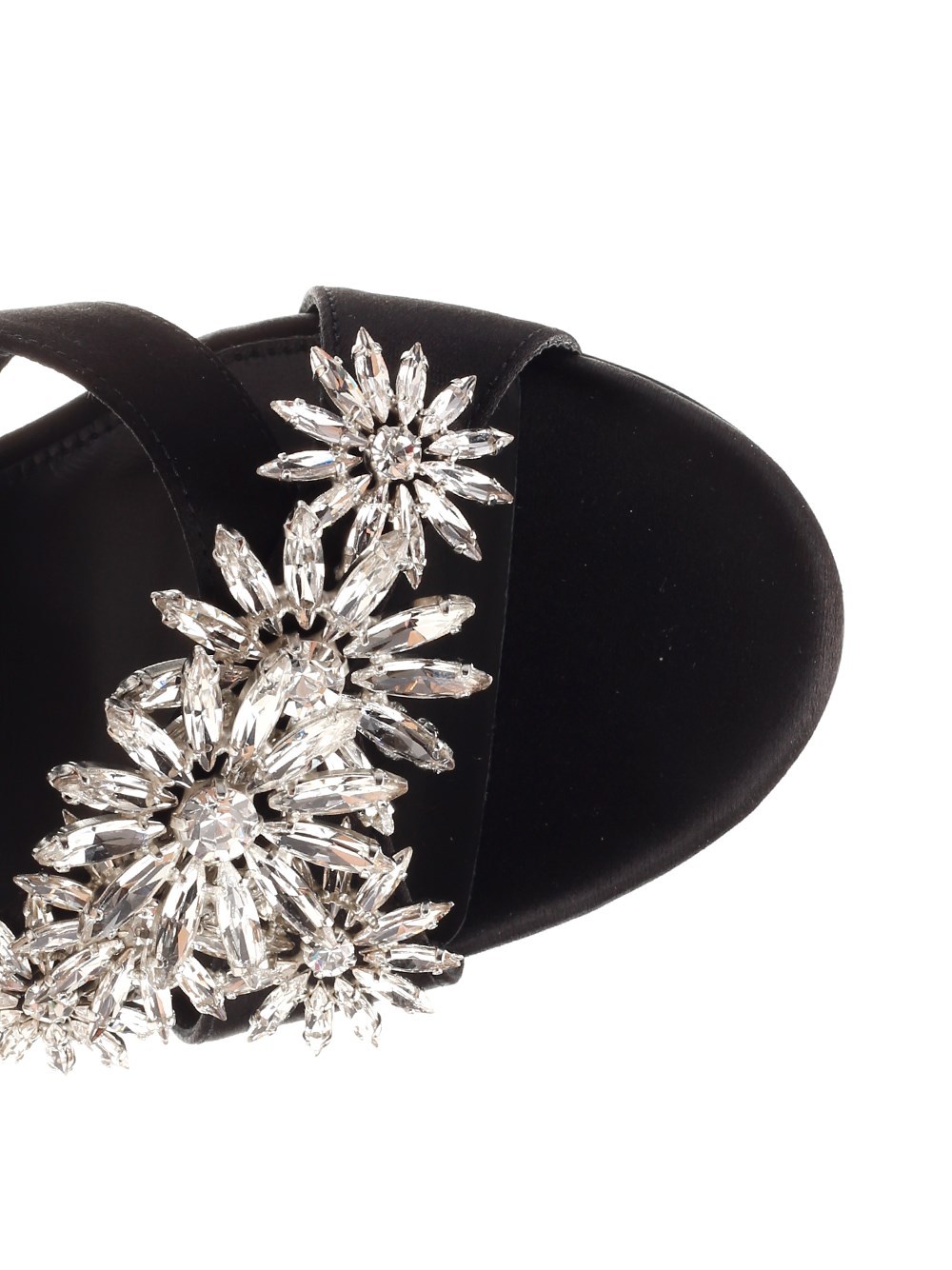 Aquazzura Margarita 110mm Crystal-embellished Sandals In Black