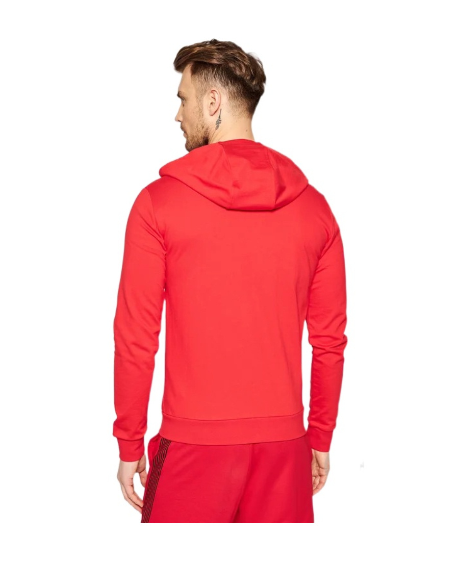 Ea7 Logo And Hat Casual Jacket In Red
