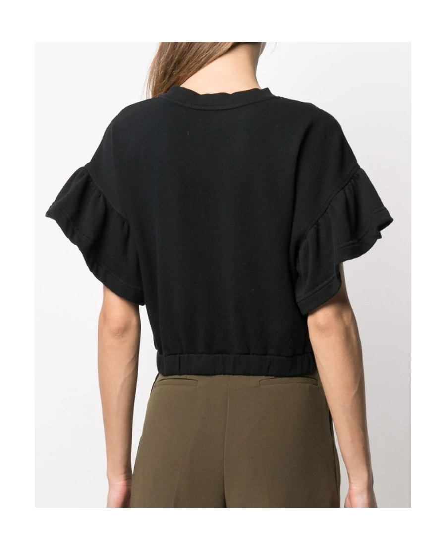 Alice And Olivia Joline Cropped Sweatshirt Top