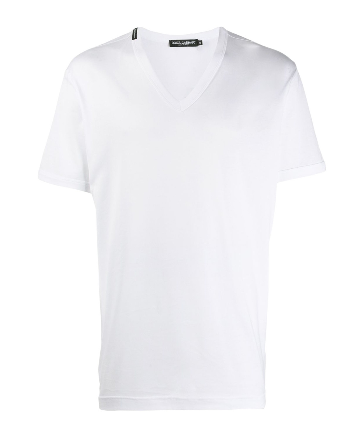 Dolce & Gabbana Dolce  Gabbana V-neck T-shirt In White