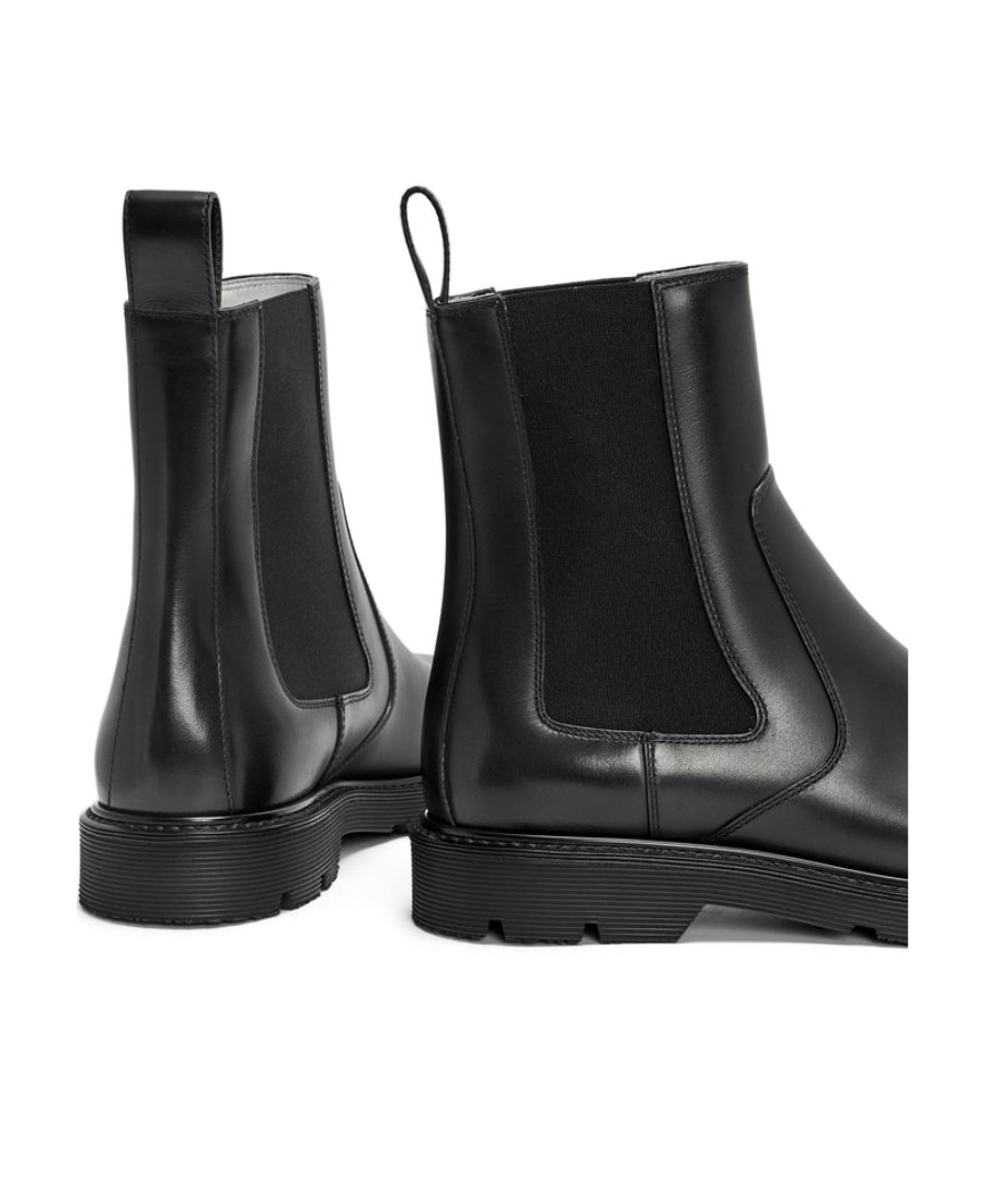 Loewe Leather Blaze Chelsea Boots In Black