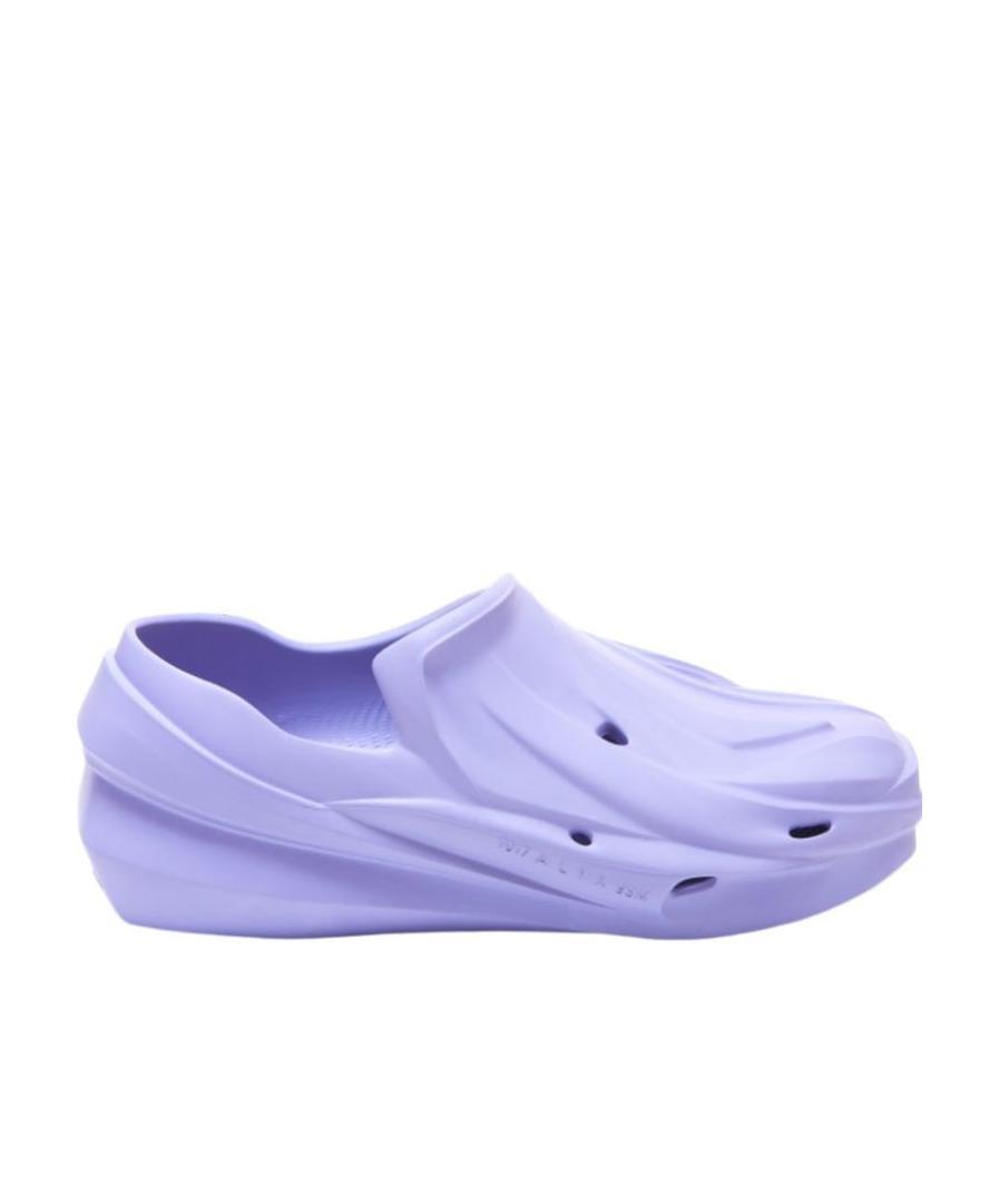 Alyx Ladies Lilac Rubber Mono Slip-on Shoes In Blue