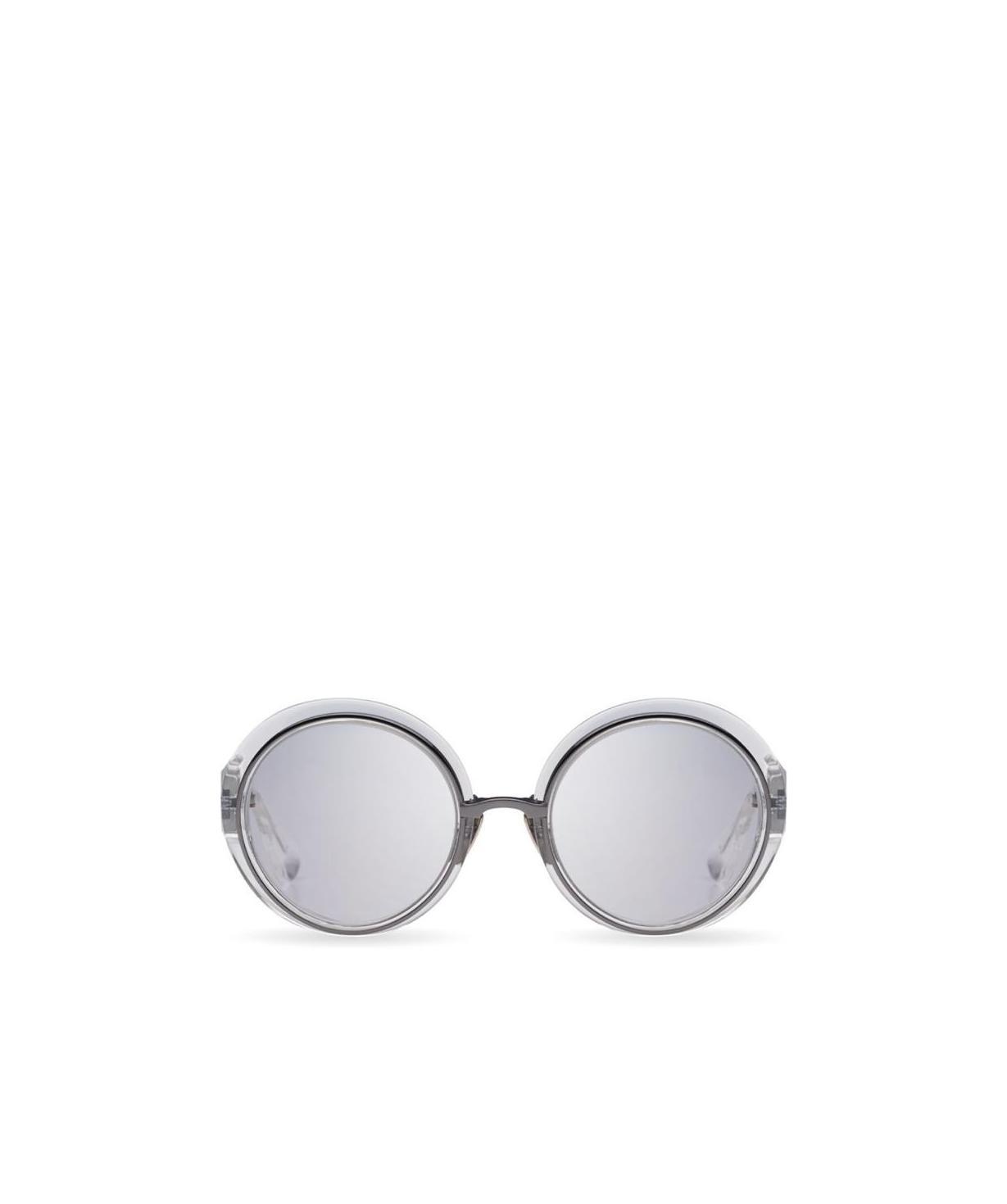Dita Eyewear Transparent Round-frame Glasses In White