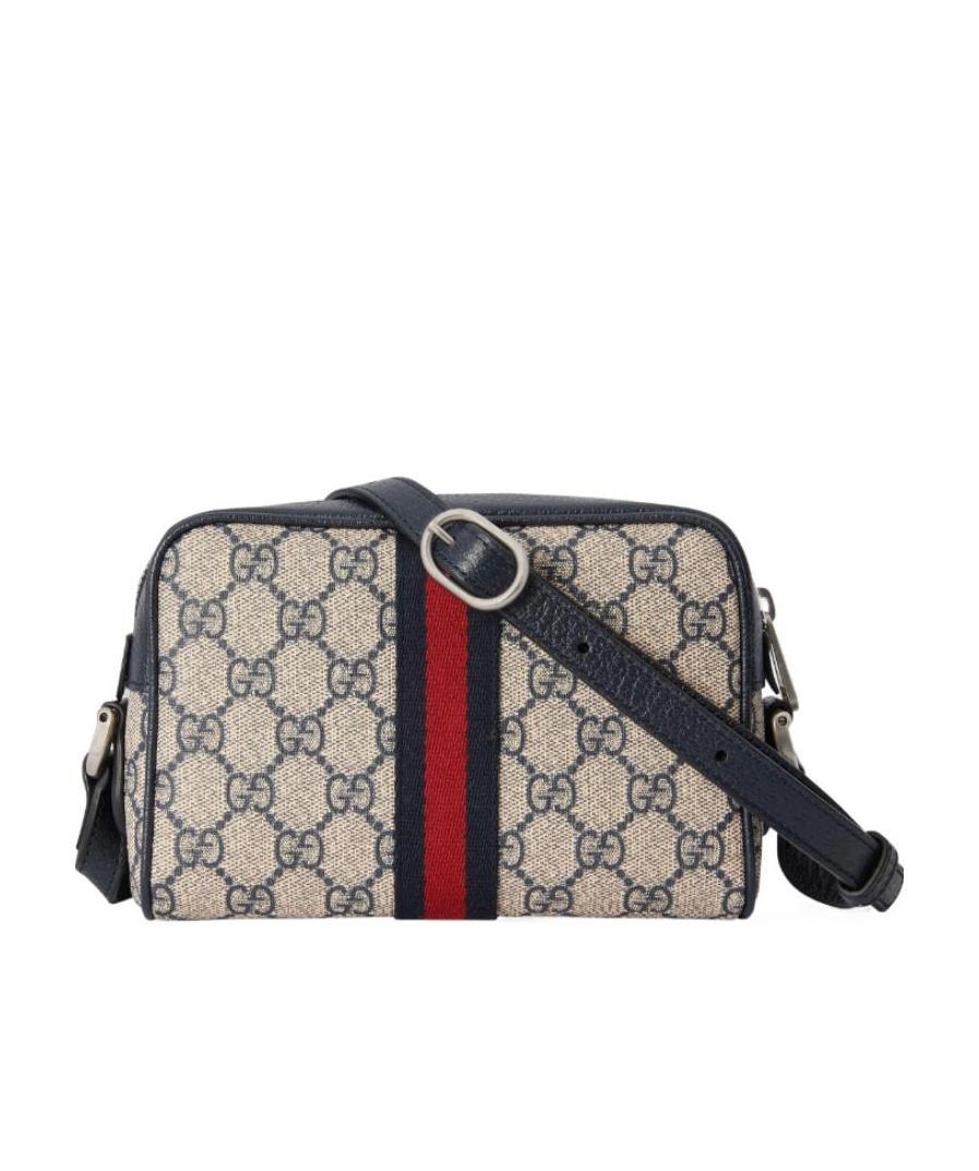 Gucci Ophidia Gg Messenger Bag In Nude