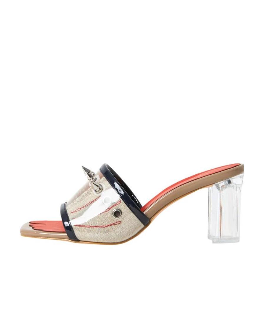 Kolor Clao Studded Pumps In Multicolor