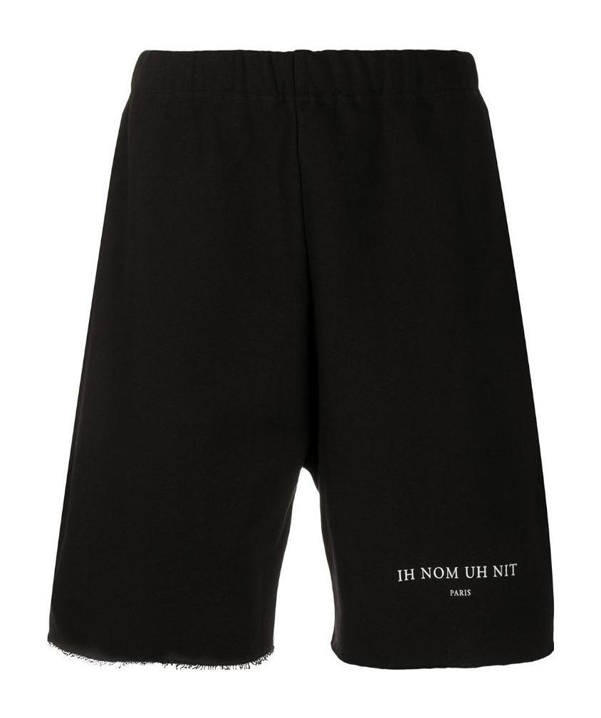 Ih Nom Uh Nit Logo Shorts In Black