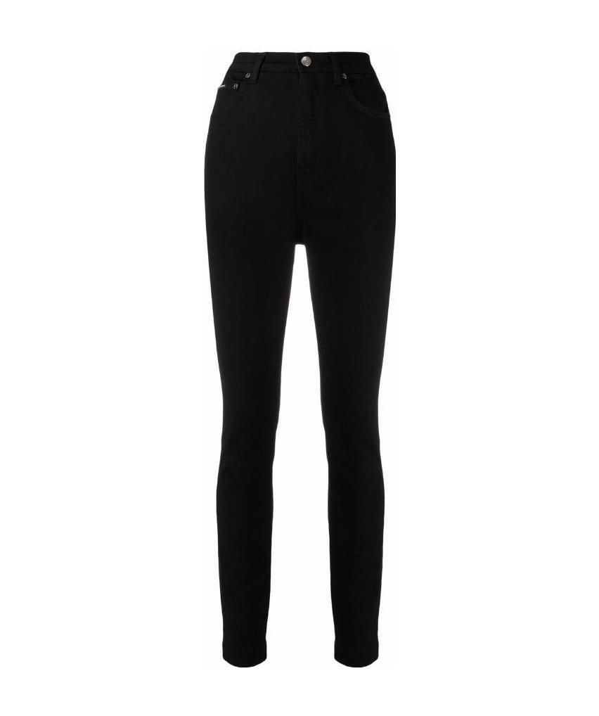 Dolce & Gabbana Slim-cut Denim Jeans In Black