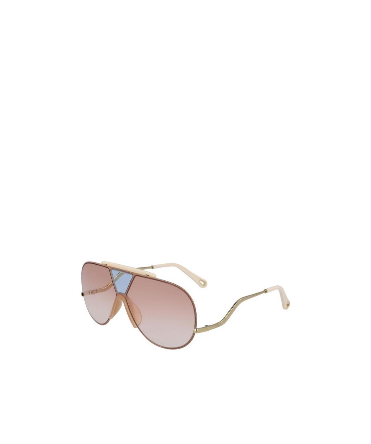 Chloé Round Sunglasses In Pink