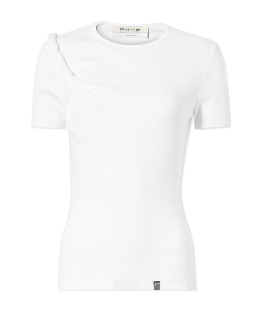 Alyx Asymmetric Twist T-shirt In White