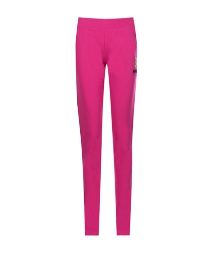 Moschino Logo Details Sweatpants In Pink