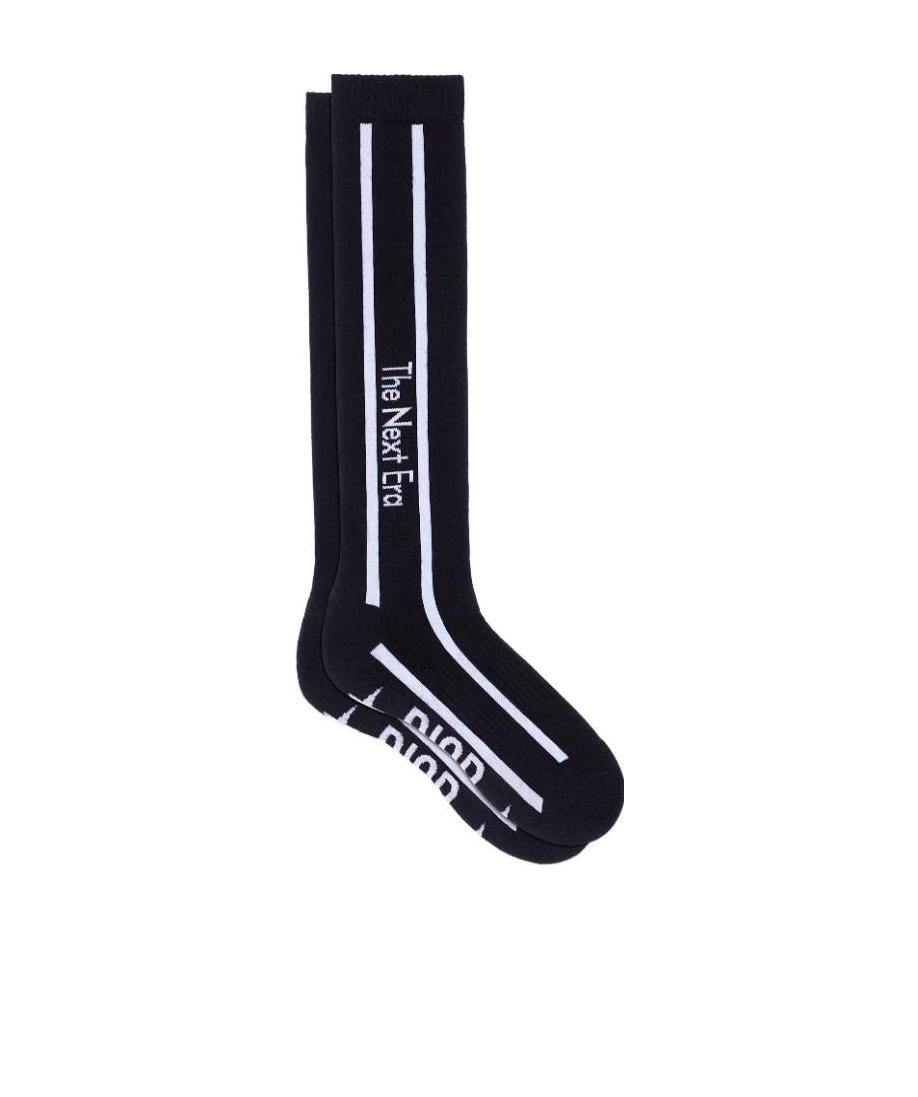 Dior Logo Stockings In Black