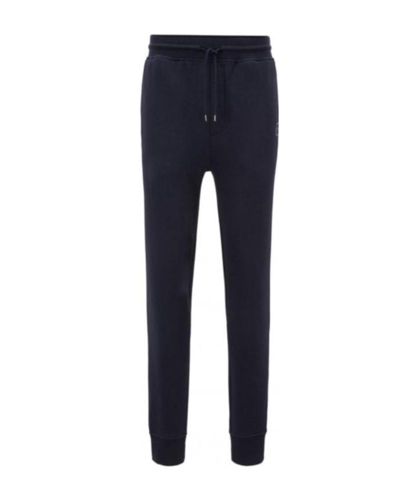 Shop Hugo Boss Logo-laced Sweatpants In Black