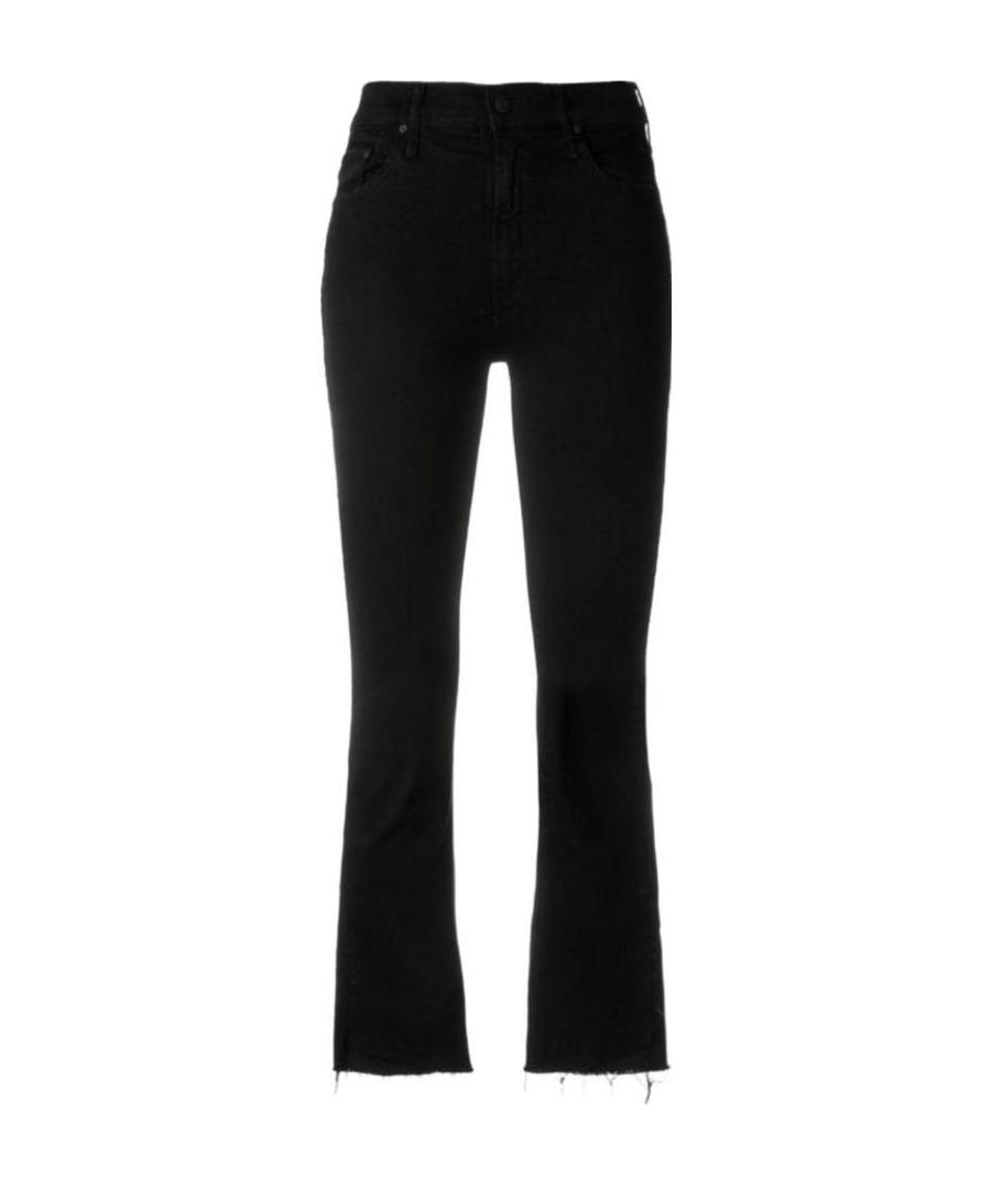 Mother The Insider Crop Jeans In Black