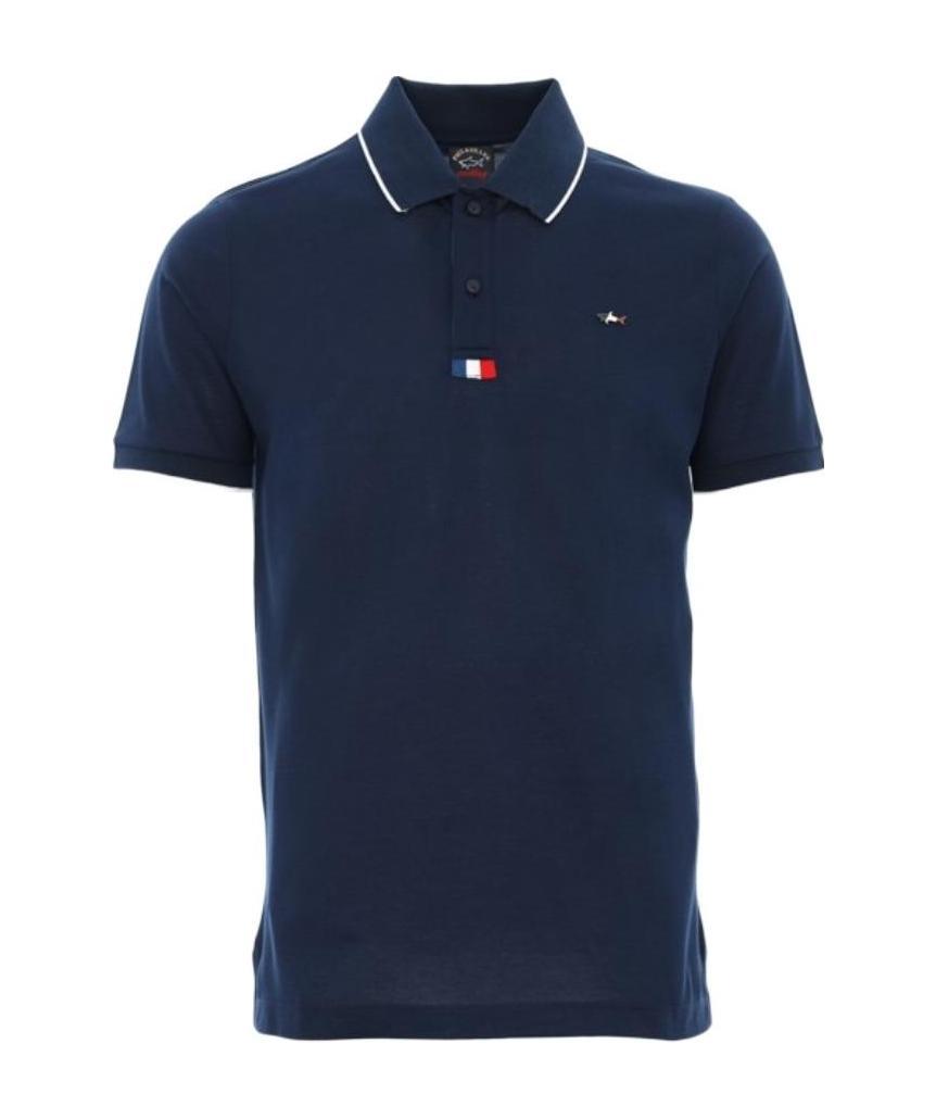 PAUL & SHARK LOGO DETAILS POLO SHIRT 