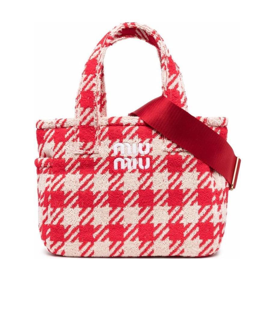 Miu Miu Terry Cloth Handbag