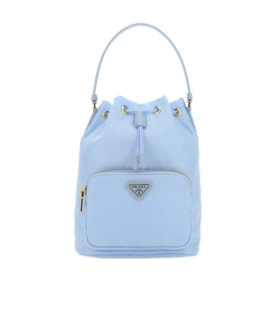 Prada Padded Nappa-leather Re-edition Shoulder Bag In Blue