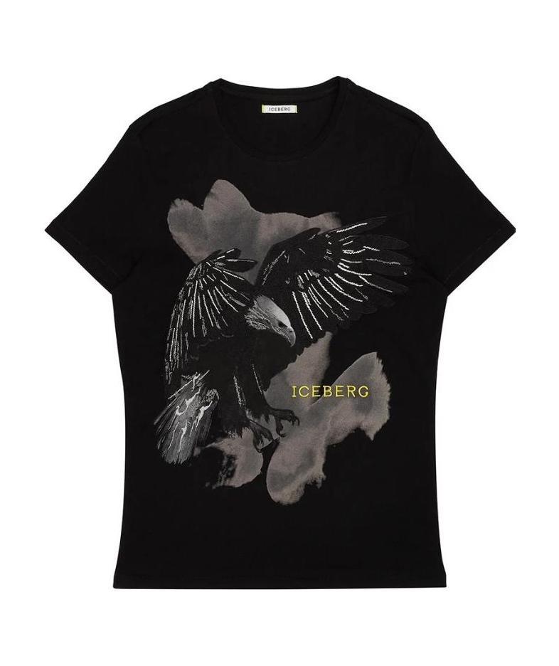 ICEBERG LOGO EMBROIDERED T-SHIRT
