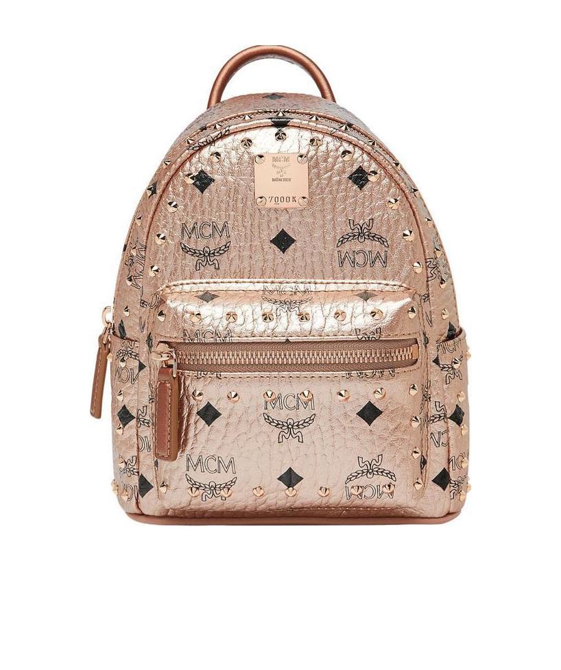 Mcm X-mini Patricia Backpack In Nude
