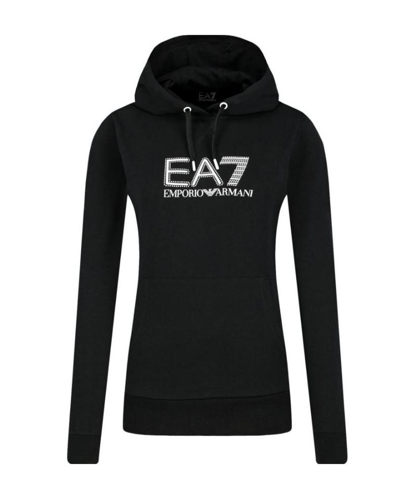 EA7 HOODED LOGO SWEATER