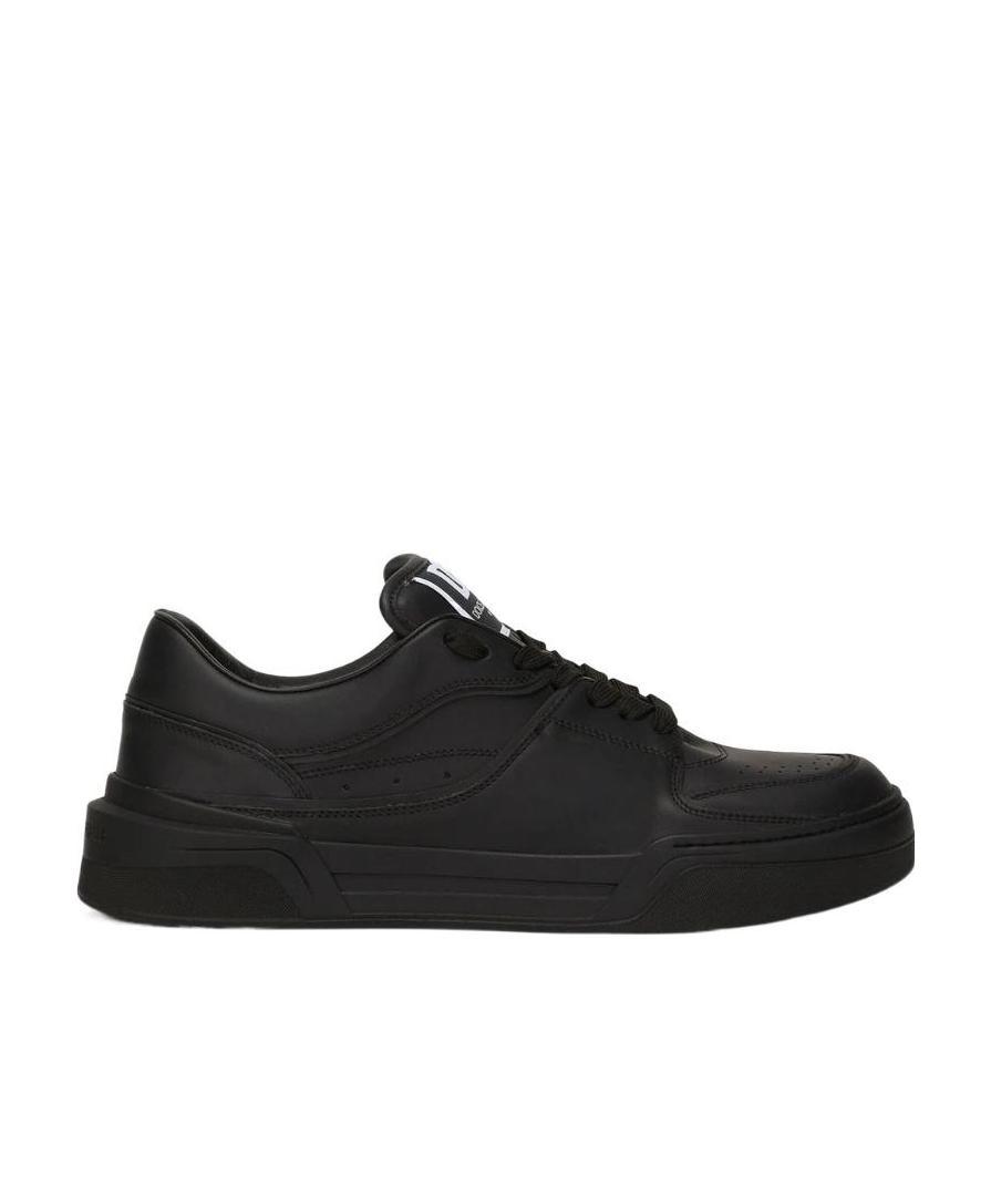 Dolce & Gabbana New Roma Sneakers In Nappa Leather In Black