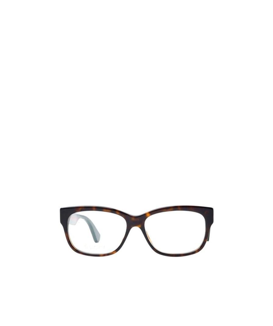 Gucci Eyewear Rectangular Frame Glasses In Black