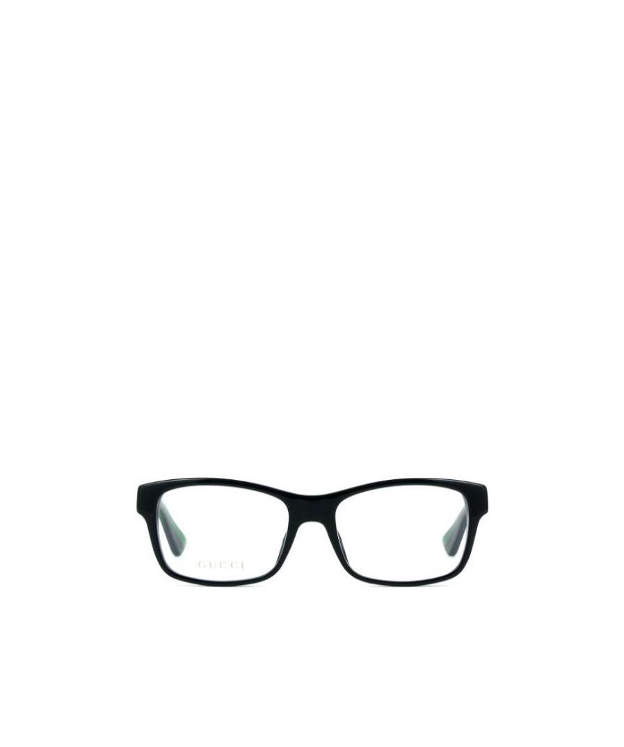 Gucci Eyewear Rectangular Frame Glasses In Black