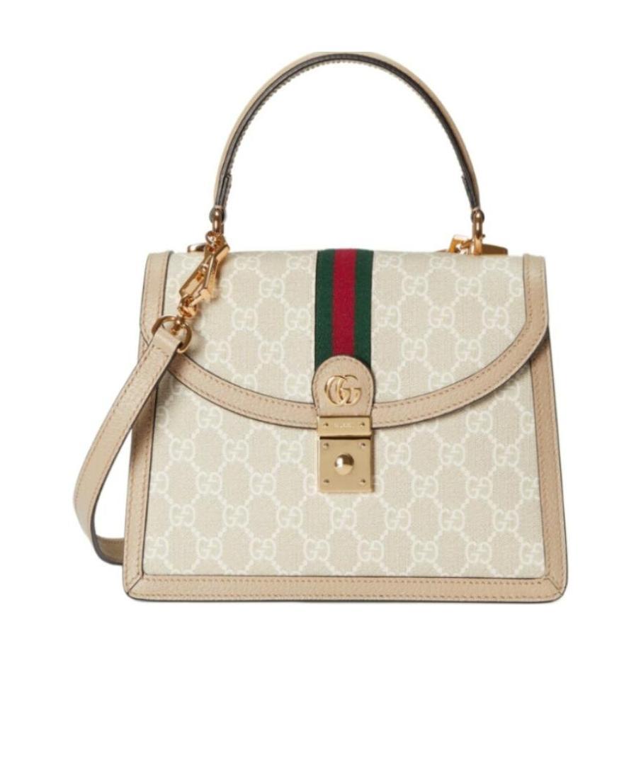 Gucci Logo-plaque Tote Bag In Nude