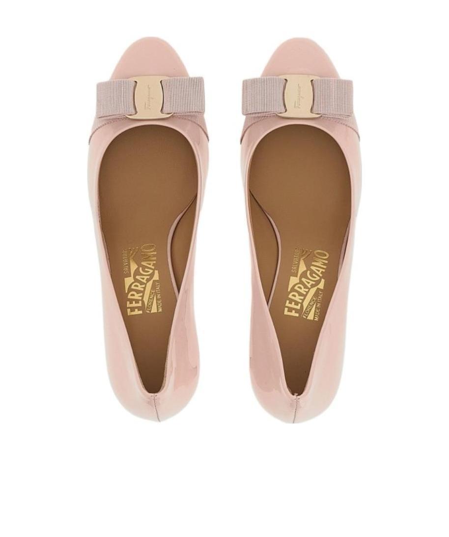 Ferragamo Carla 70mm Viva-bow Pumps In Pink