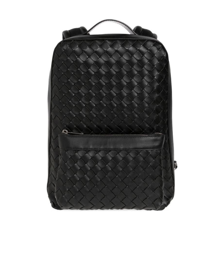Bottega Veneta Braided Backpack In Black