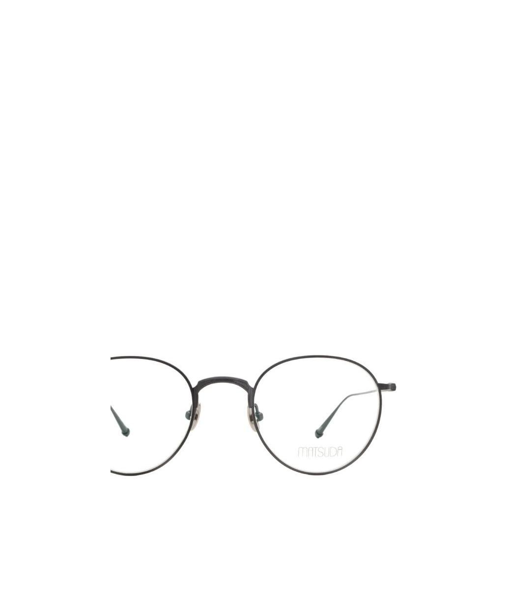 Matsuda Round-frame Glasses In White