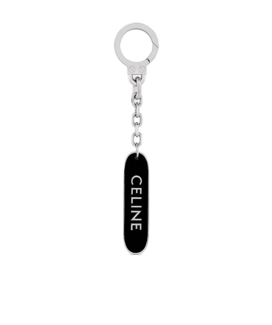 Celine Logo Skateboard Pendant In Black