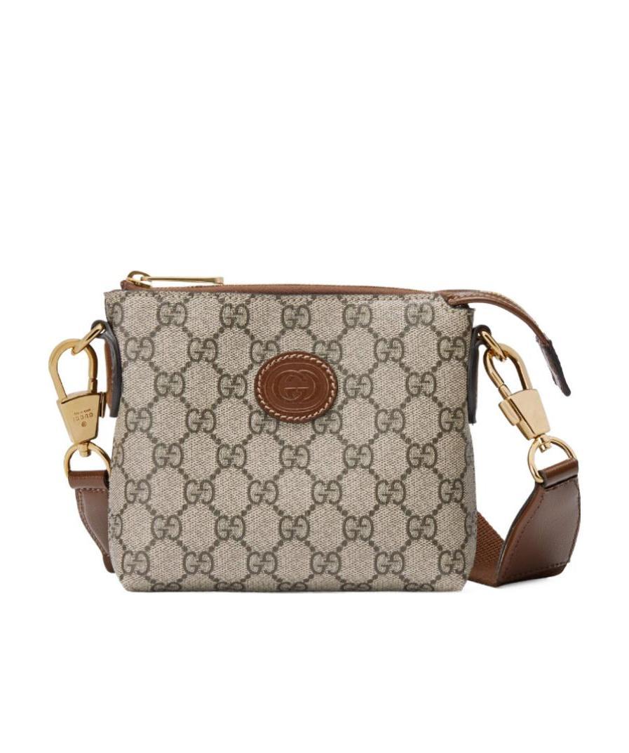 Gucci Men Shoulder Bag With Gg In Nude