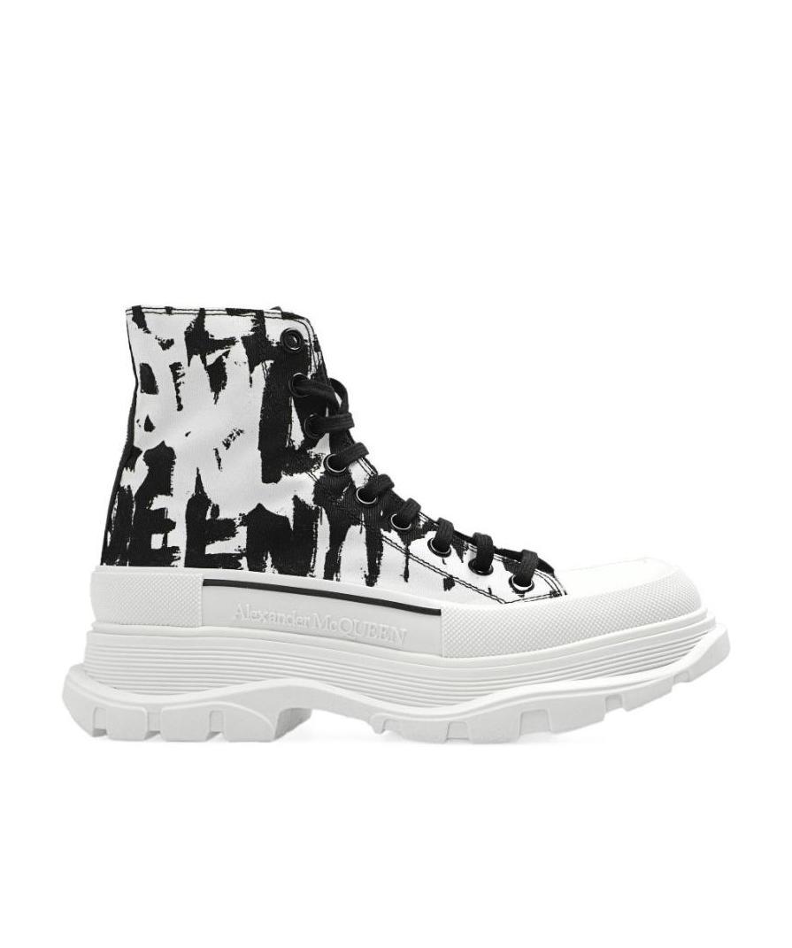 Alexander Mcqueen Tread Slick Sneakers In White