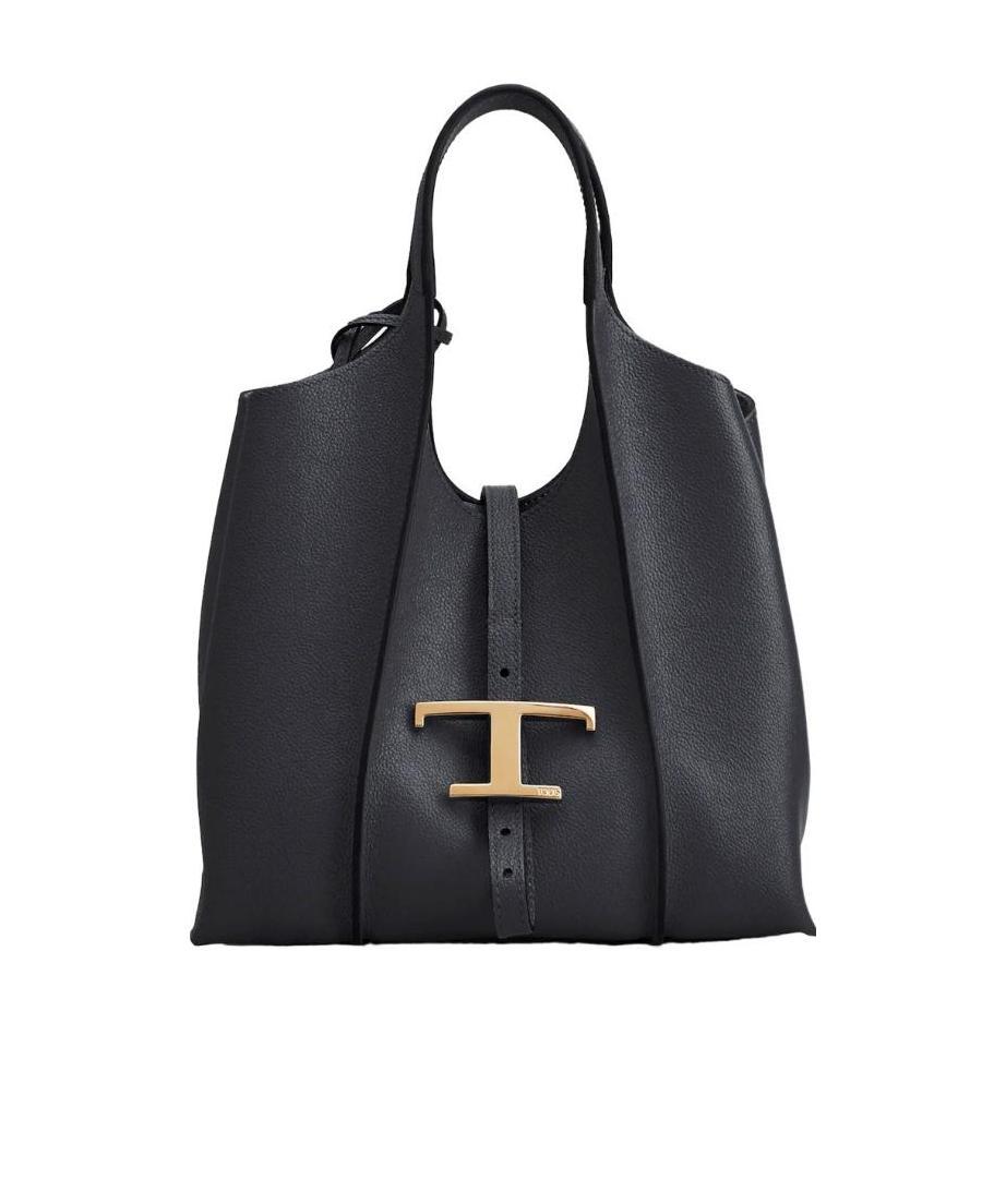 Tod's Shopping Bag T Timeless Mini In Black
