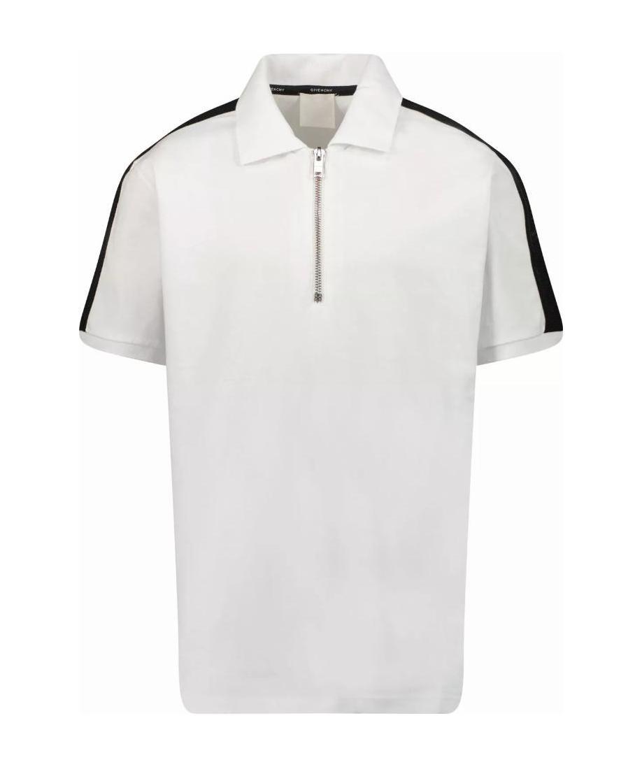 Givenchy Lapel Polo Shirt In White
